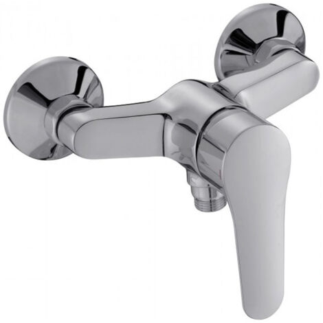 Jacob Delafon – Mitigeur de douche mural July chromé – Cartouche Eco 50% – Débit 14 l/mn – Installation murale 2 trous – Norme NF