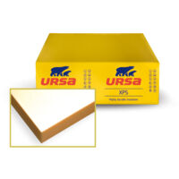Ursa – Panneau d'isolation en polystyrène extrudé 1250 × 600 mm Ep.20mm – R 0,6 – Forte résistance à la compression – Isolation thermique sous chapes