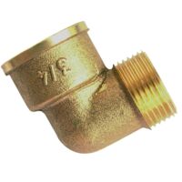 Coude 90° laiton à visser mâle femelle 92 - 1"1/4 - DUMONT