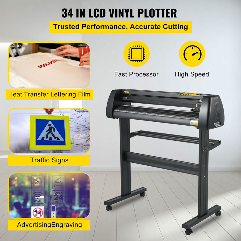 VEVOR VEVOR 34 Pollici Taglierina per plotter da vinile base