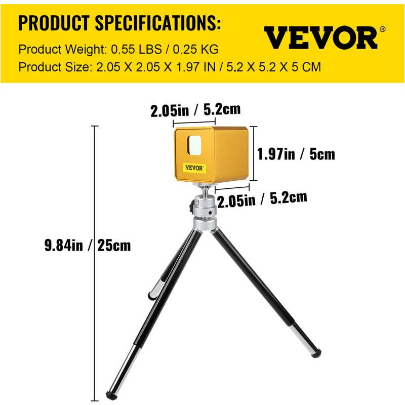 VEVOR Macchina per Incisione Laser Portatile Mini Incisore Laser per Legno  220V