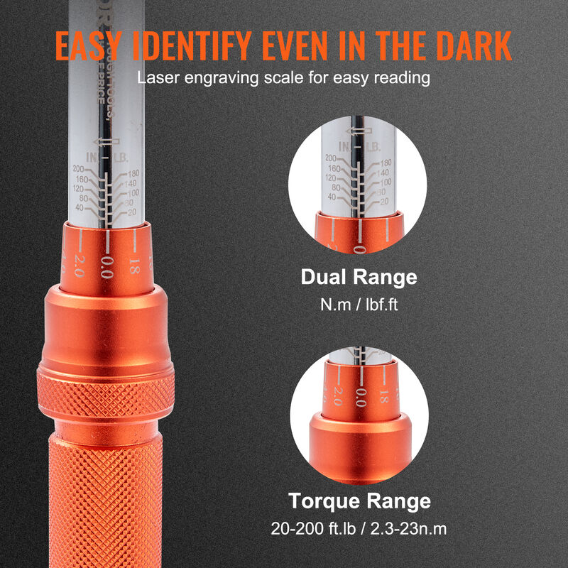 Chiave Dinamometrica 1/4 1-25NM | Set 13 Pezzi Con Bussole | Alta Precisione ±3% | Per Bici, Moto E Auto | Custodia Portatile - Foto 9