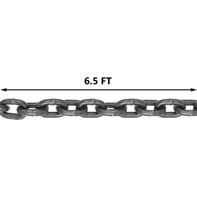 VEVOR Catene Di Sollevamento 4 Gambe G80 - 8 Mm X 3 M, Portata 5 Tonnellate, Per Fabbriche E Cantieri - Foto 10