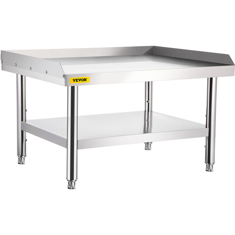 Tavolo Da Lavoro Acciaio Inox VEVOR 60x76x80 Cm - Piano Di Lavoro Professionale Per Cucina Con 4 Gambe Regolabili - Foto 12