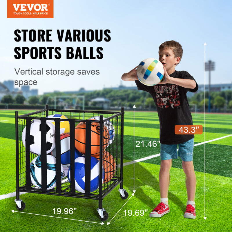 Carrello Porta Palloni - Accessori Volley - Pallavolo - Attrezzature - 3