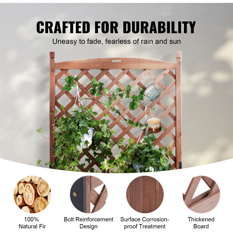 VEVOR Letto Da Giardino Rialzato In Metallo Ovalo - Fioriera Zincata 240x60x56 Cm Per Orto E Fiori