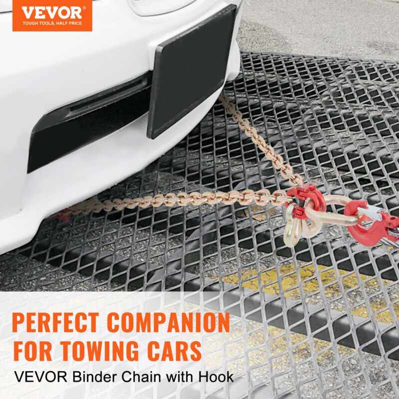 Ganci A Catena V Per Trasporto VEVOR - Portata 4200kg, Zincato, Acciaio Manganese, Grado G80, 3 Piedi - Foto 8