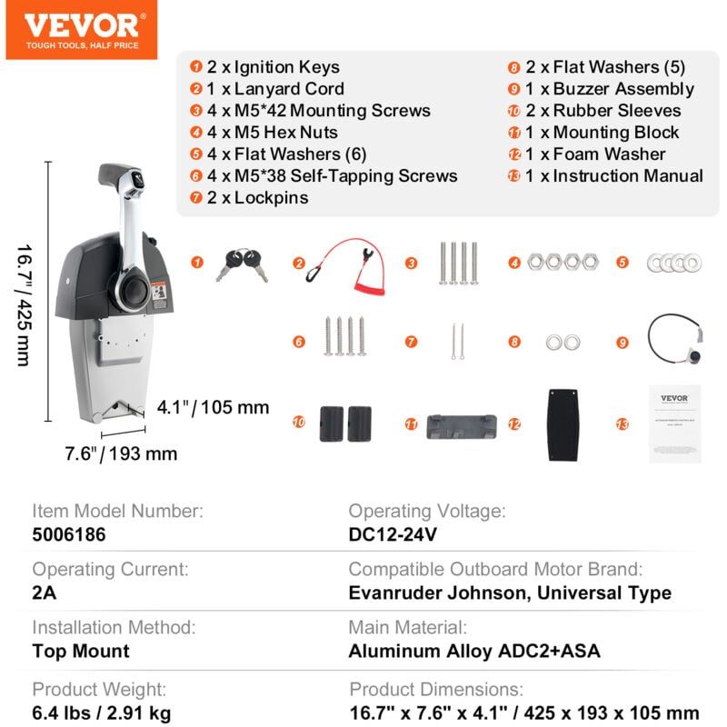 Cavo Acceleratore Marino 3m Per Motori Fuoribordo - Compatibile Yamaha, Honda, Suzuki - Tipo 3300/33C - Foto 7