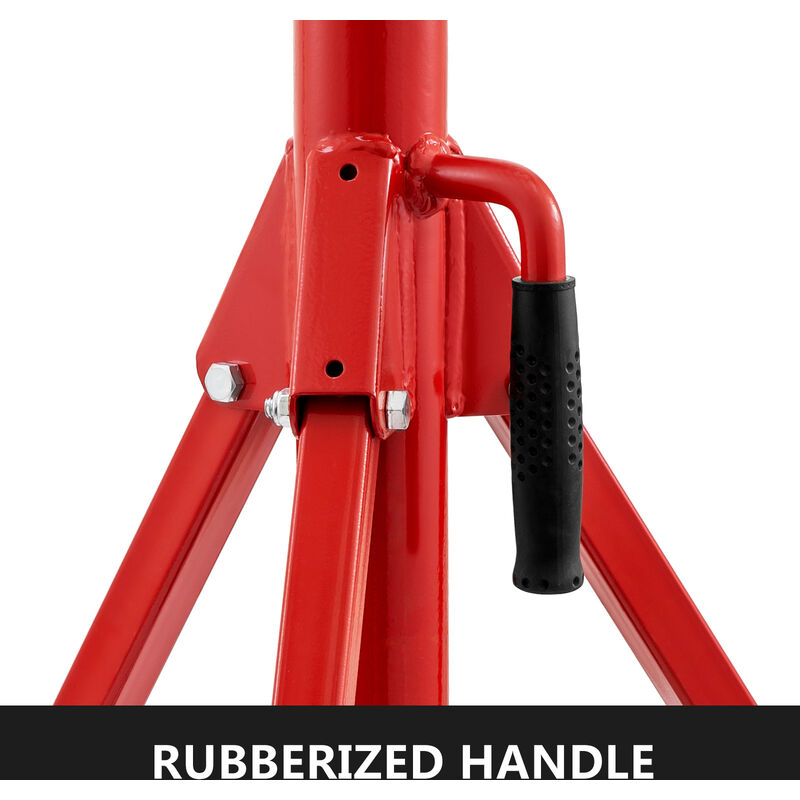 Supporto Per Tubi VEVOR | Altezza Regolabile 28-51,5 Pollici | Portata 4500LB | Con Testa A V E Sfere Di Trasferimento - Foto 11