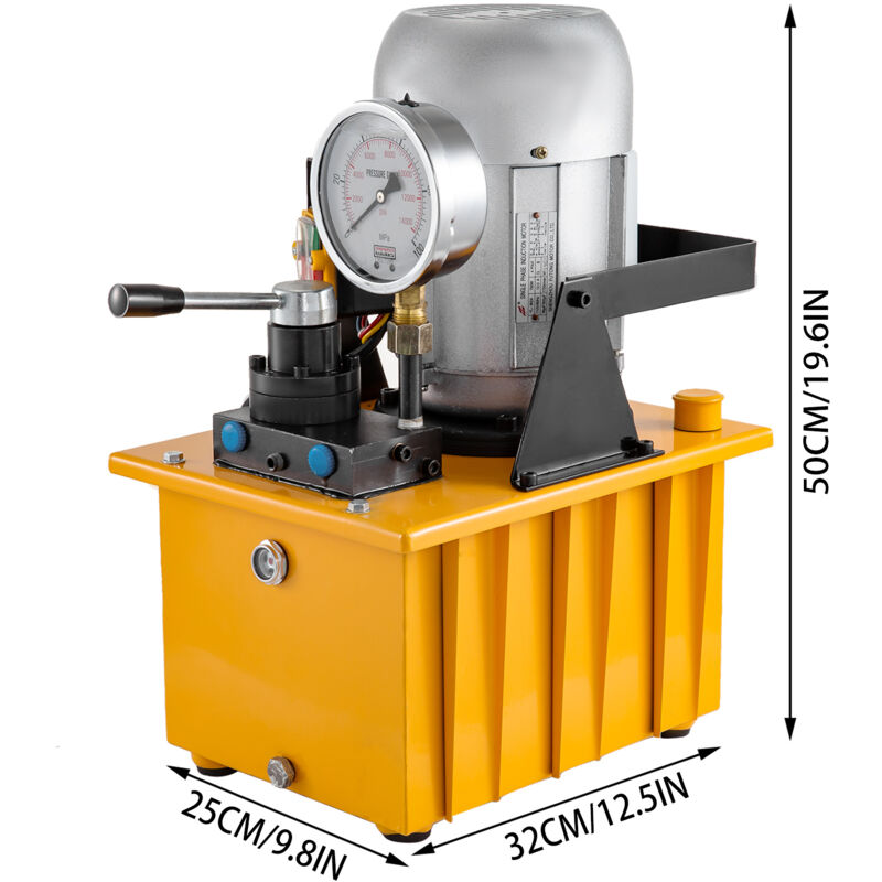 Pompa Idraulica Elettrica 70Mpa - Doppio Effetto, Telecomando 10m, Alimentazione Batteria/Corrente, Per Lavori Pesanti - Foto 5