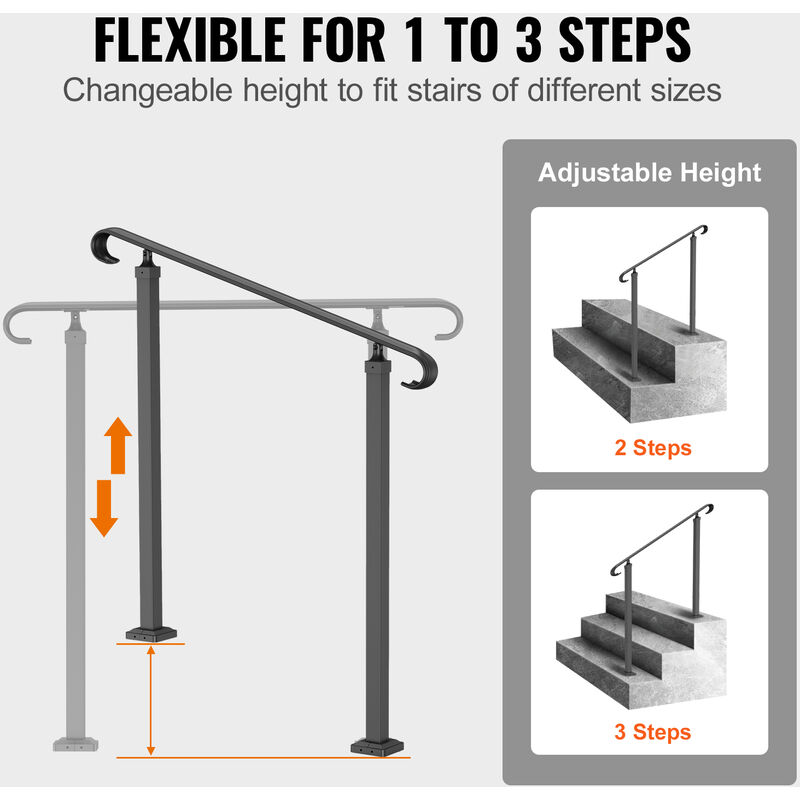 Scala Gradini Roomark Corrimano Per Scale Esterne Per O