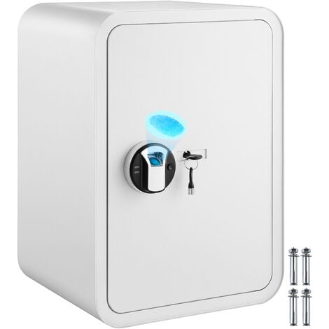 VEVOR Cassaforte a Muro con 2 Chiavi con Password di Sicurezza e Cassaforte  con Combinazione Elettronica a Batteria Sicure per La Sicurezza Domestica