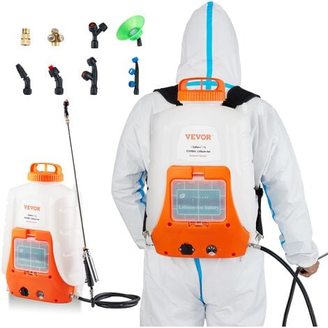 Nebulizzatore Elettrico Da Giardino 5L - A Batteria USB, 3 Ugelli, Bacchetta Retrattile - Blu - Foto 7