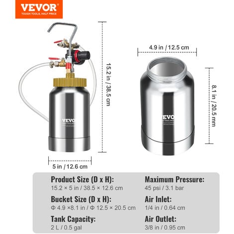 VEVOR Spruzzatore Di Vernice Airless Ad Alta Pressione 1.9L/min, M819-A - Foto 13