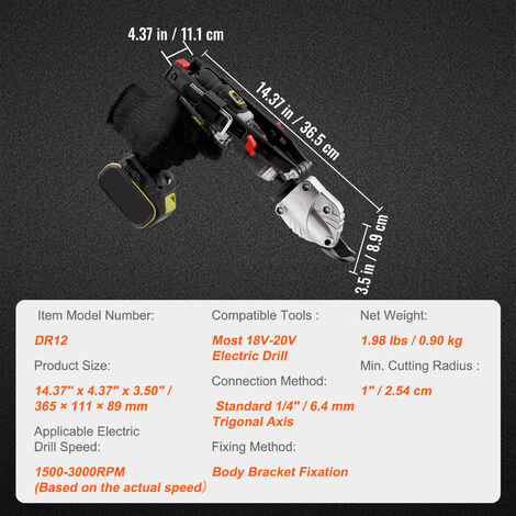 Chiave a impulsi senza fili compatibile con Dewalt 20V 18 V 650 Nm Avvitatore A