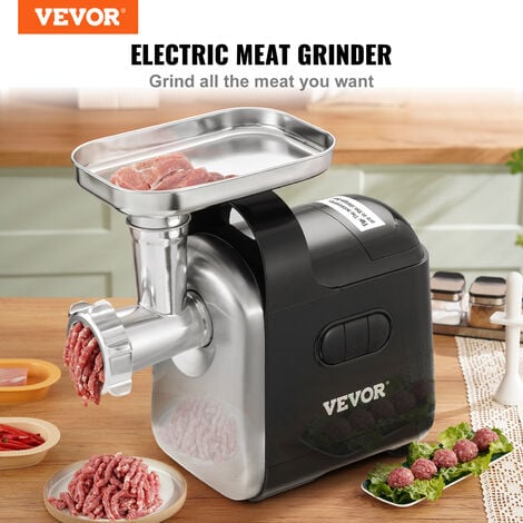 VEVOR Tritacarne Elettrico In Acciaio Inossidabile 270 Libbre / Ore Macina  Carne Elettrico 850 W Tritacarne per Carne 190 Giri / Minuto Macchina per  Salsicce Professionale 145 x 85 x 165 Pollici