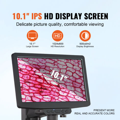 TOMLOV DM9 Max Microscopio Digitale Da 10,1 Pollici HDMI, 20MP Lente D'ingrandimento Per Monete - Foto 4