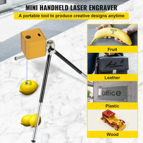 VEVOR Macchina per Incisione Laser Portatile Potenza 4,5 W Mini Incisore  Laser
