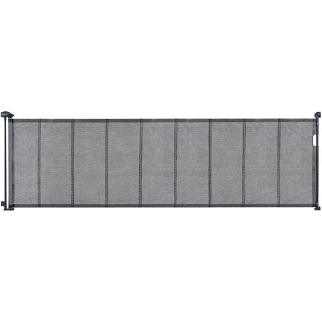 Recinto Per Cani E Bambini Altezza 84 Cm Mophorn Cancelletto Di Sicurezza Retrattile In Rete, Altezza 87 Cm Estensibile Fino A 140 Cm Di Larghezza Per Ambienti Domestici Ideale Per Scale Interne