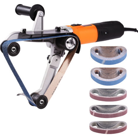 MAXXT Lucidatrice Politrice 1300W 6 Velocità 3200 RPM Per Metallo Legno Acciaio Con 3 Ruote - Foto 4