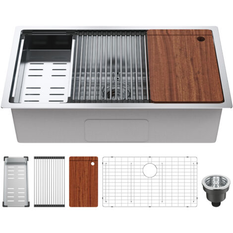 Uonlytech 4 Pezzi Coperchi Per Scarico Lavello In Acciaio Inox Con Gomma – Filtri Anti Odore E Anti Blocco Per Cucina, Bagno E Lavanderia