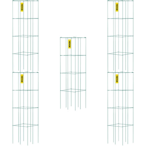 Supporti Per Piante Da Orto - 3 Gabbie Regolabili 130cm Per Pomodori E Rampicanti - Foto 6