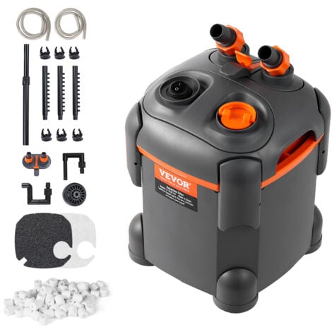 Filtro Acquario VEVOR 317GPH - 4 Stadi Con UV | Per 100 Galloni | Interno Silenzioso | Per Pesci E Tartarughe - Foto 5