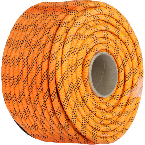Rete Di Sollevamento In Poliestere 1x1 M – Capacità 300 Kg, Maglia 10 Cm, Con Cinghie Agli Angoli, Arancione