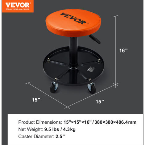 Sgabello Da Officina Con Ruote - WÜRTH 071593 04