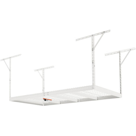 Hammertone - Rack Sopraelevato Da Garage 120x240 Cm - Metallo Regolabile 55-101 Cm - Capacità 272 Kg