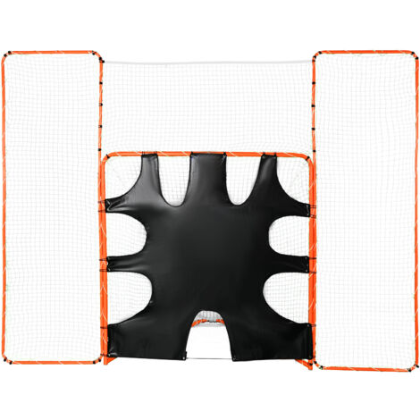 Porta Calcio Con Rimbalzo Hikeen – Portatile E Pieghevole Per Allenamento, Rete Rimbalzo Per Giardino (138x55 Cm)