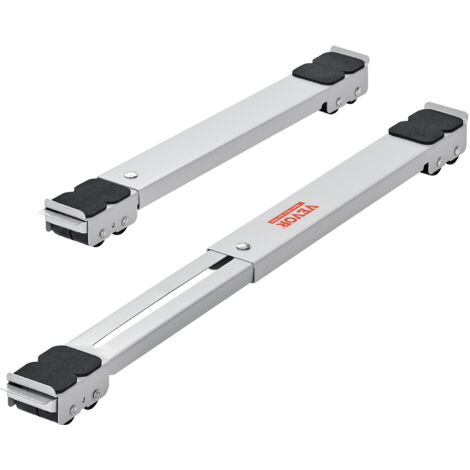 Rullo Universale Per Elettrodomestici Pesanti - Carico 300 Kg, Base Estensibile 45-70cm, Con Leva