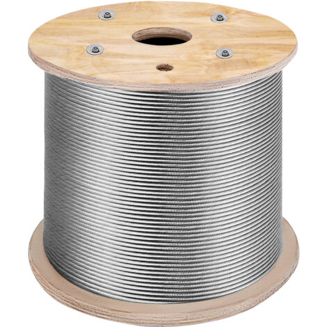 Cavo Intrecciato Zincato Mitchell Industries: 3/8 Di Pollice X 500 Piedi, Tipo 'guy Wire' Per Tensioni Strutturali.