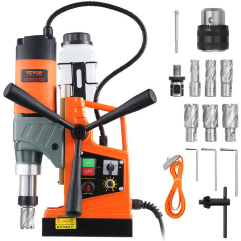 Trapano A Colonna Portatile Da Tavolo 340W – 3 Velocità, Regolazione Precisione, Per Forare Ferro, Legno, Plastica E Alluminio
