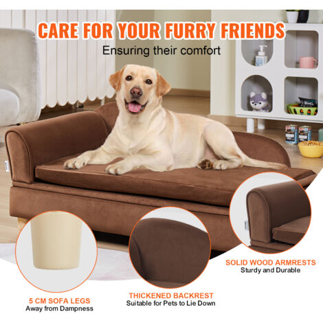 VEVOR Divano per Animali Domestici 910 x 585 x 415 mm Divano per