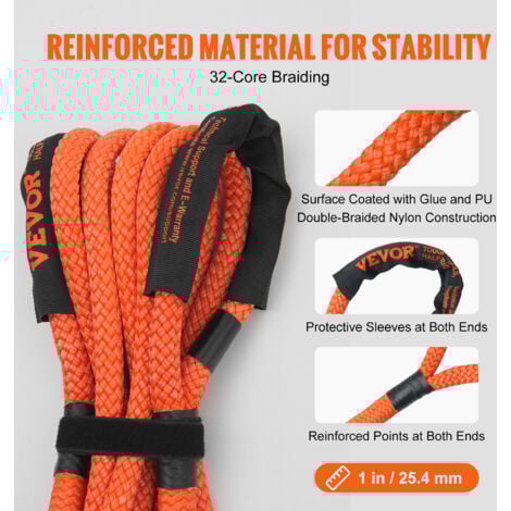 Cinghia Di Traino Per Auto Zawaer 10T - 5 Metri, Carico 26.455 LBS, Con Grillo Rinforzato, Per Emergenze E Fuoristrada - Foto 3