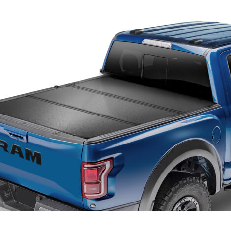 OEdRo Copertura Morbida Pieghevole Per Dodge Ram 1500 2009-2023 (Letto 5,7 Ft, Senza Ram Box) - copertina