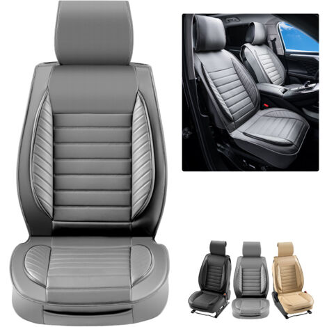 Coprisedili Auto Universali Mexpekil 2 Pezzi - Design Faccia Di Gatto, Poliestere, Antiscivolo - Foto 2