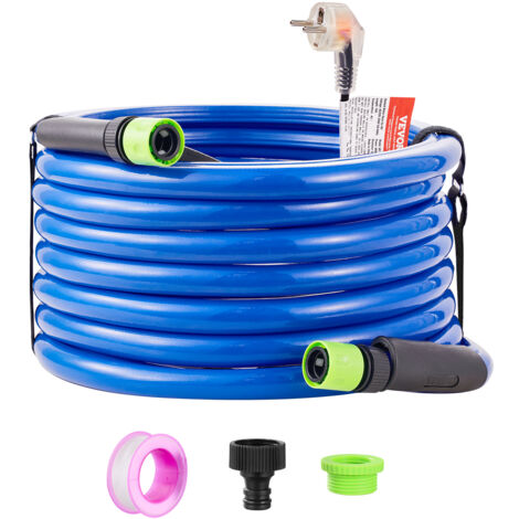 HoseCoil Tubo Giardino Autoavvolgente 3/8 - 15 Metri, Verde, Per Camper E Barche, Riavvolgibile Compatto