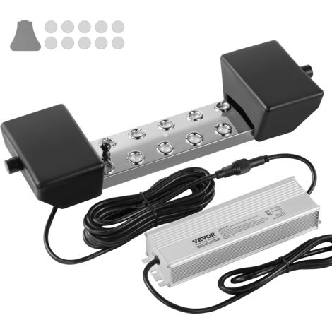 SUNJULY Nebulizzatore A Ultrasuoni - 350 Ml/h Per Fontane, Stagni E Acquari