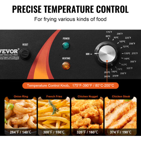 Friggitrice Elettrica Commerciale 3100W - 11,5L Acciaio Inox, Con Timer E Controllo Temperatura - Foto 6