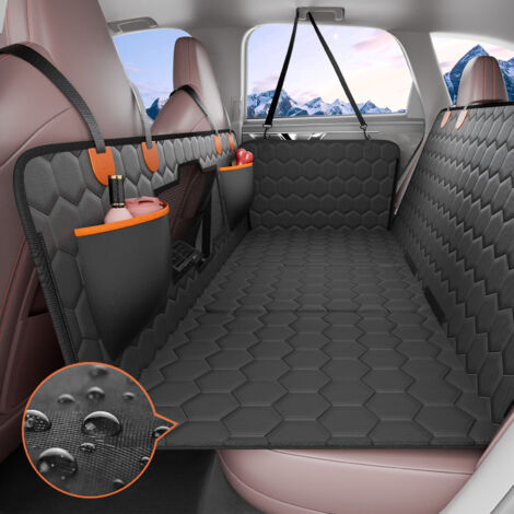 Coprisedile Auto Per Cani Rigido 4-in-1 – Estensore Posteriore Impermeabile Con Tasche, Adatto A SUV E Berline