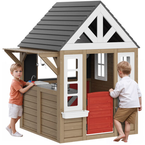 Casetta Gioco Per Femminucce KidKraft Casetta Gioco da Esterni Coastal Cottage L