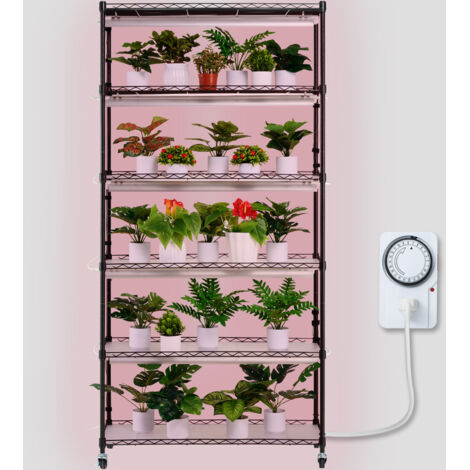 ANPSSSEN Luci per piante a 2 teste,lampada per piante a forma di V LED