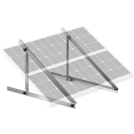 Sollbry Kit di montaggio per pannelli solari: 8 staffe in alluminio da