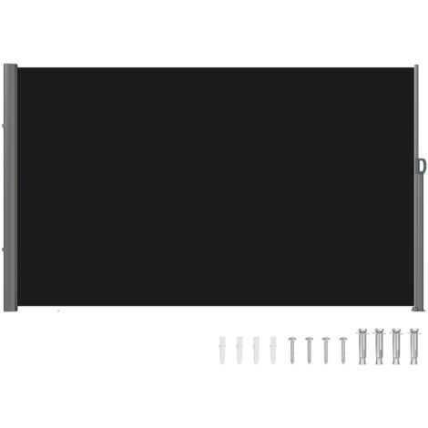 Tenda da sole per balcone in rattan sintetico nero 300x100 cm | Leroy