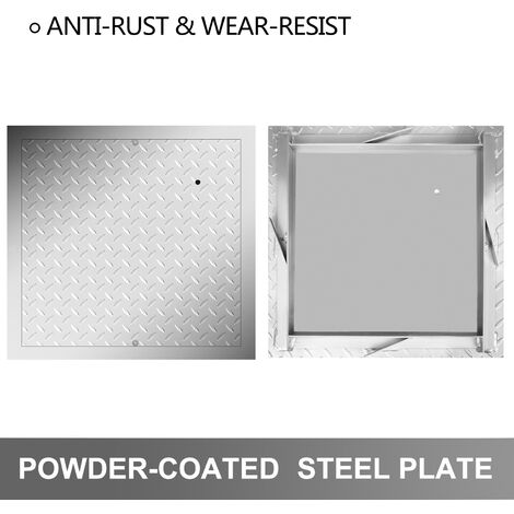 VEVOR CHIUSINO POZZETTO 30x30 Cm Coperchio In Lamiera Zincata Per Barca - Foto 10