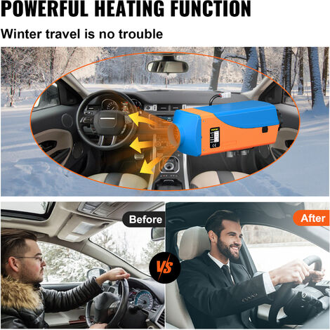 VEVOR Riscaldatore d'Aria Diesel per Auto Camper Camion RV 12V 8KW  Temperatura Regolabile 8℃-36℃ Controllo Bluetooth, Riscaldatore da  Parcheggio per Auto Consumo di Carburante 0,16-0,62L/h BTU 20-25m² :  : Auto e Moto