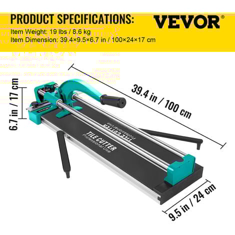 Tagliapiastrelle Professionale, 800 Mm, Tagliapiastrelle Bagnate - Foto 5