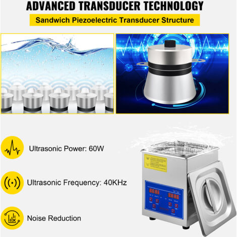 2L Pulitore Ad Ultrasuoni, Professionale Pulitore Ultrasuoni - Foto 9